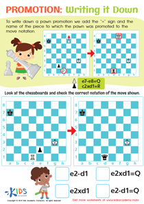 How King Moves Worksheet, Free Printable for Kids